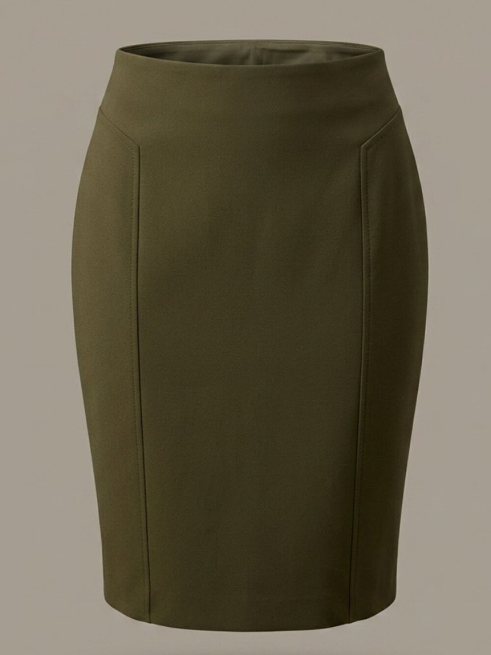 Halogen Pencil Skirt Olive Green Size 6